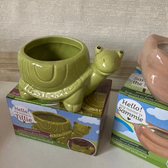 2 plant pots (animals) - Picture 4 of 5